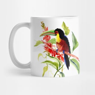 Green-billed toucan Tropical Jungle design Mug